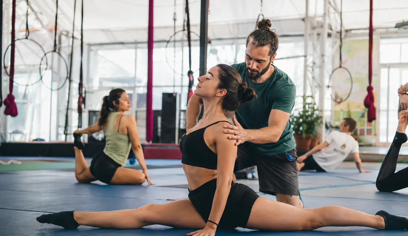 Clase de flexibilidad en El Invernadero