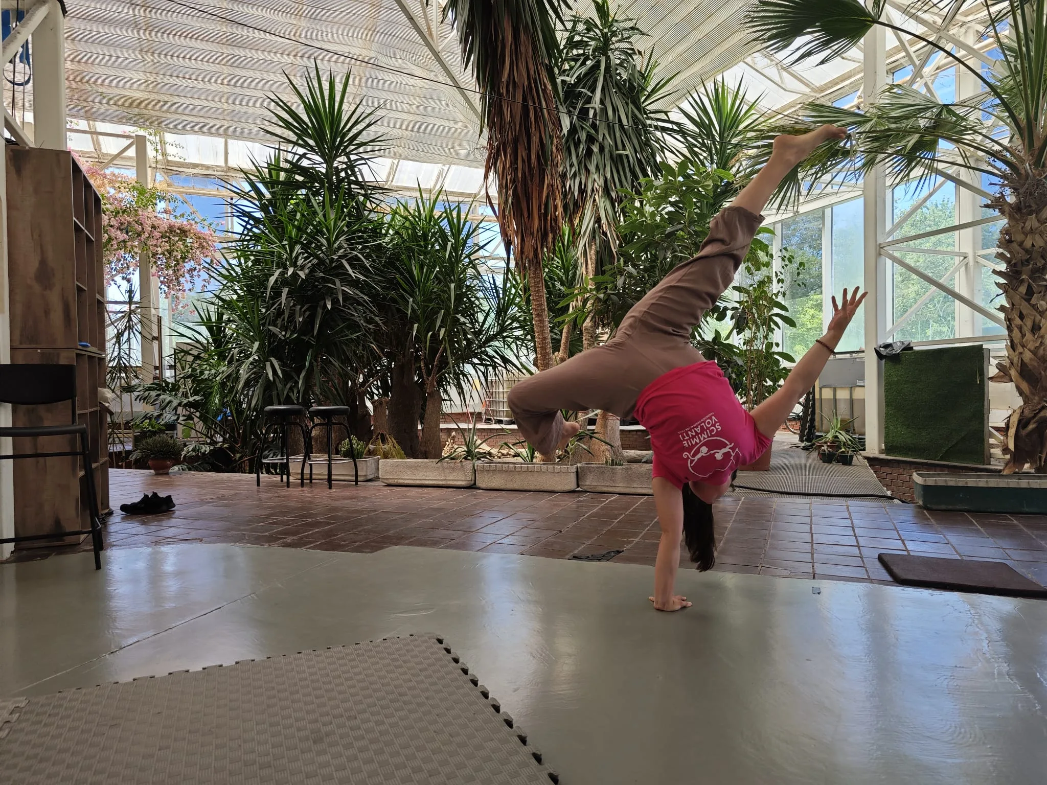 Clases de flexibilidad en verano en El Invernadero (Madrid)